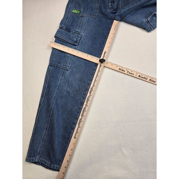Empyre Y2K Cargo Jeans Size 2 Womens 100% Cotton Denim Skater - Picture 4 of 6